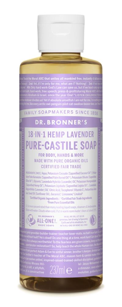 Org Lavender Castile Liquid Soap 237ml