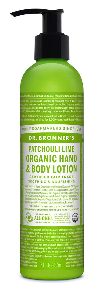 Org Patchouli Lime Lotion 236ml