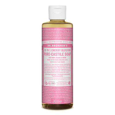 Pure Castile Liquid Soap Cherry Blossom 240ml