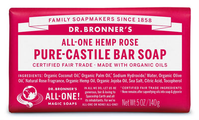 Org Rose Soap Bar 140g