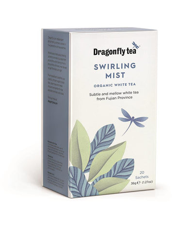 Dragonfly Organic Swirling Mist White Tea 20 sachets