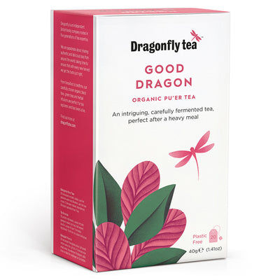 Dragonfly Organic Good Dragon Pu'er Tea 20 sachets