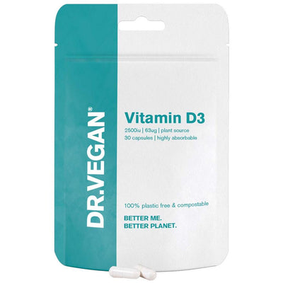 DR.VEGAN Vitamin D3, 2500iu, 30 caps