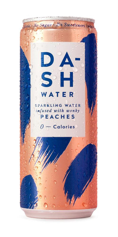 Dash Water Sparkling Peach 330ml