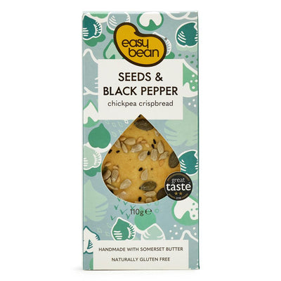 Seeds & Black Pepper Chickpea Crispbread 110g