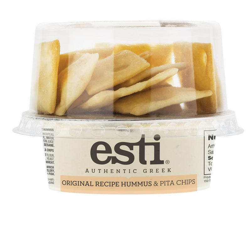 Grab & Go Original Hummus with Pita Chips 130g