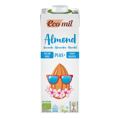 Organic Almond Plus No Sugar Drink 1L