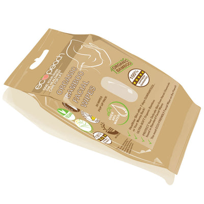 Organic Bamboo Facial Cleansing Wipes (30 wipes)