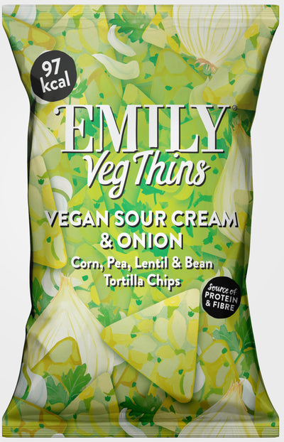 Vegan Sour Cream and Onion Veg Thins 23g
