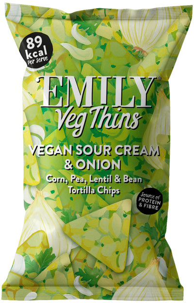 Vegan Sour Cream and Onion Veg Thins 85g