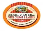 Organic Sprouted Carrot/Raisin Bread 400g