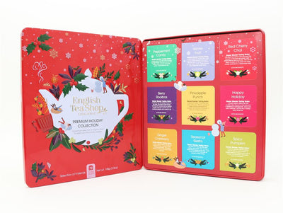 Premium Holiday Collection Red Gift Tin (72 bags)