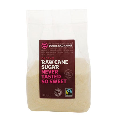 Organic and Fairtrade Raw Cane Sugar 500g