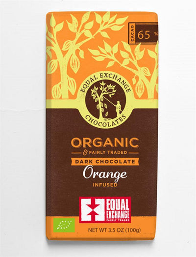 Organic Dark Orange Chocolate 65%