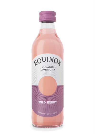 Organic Equinox Kombucha with Wild Berry 275ml