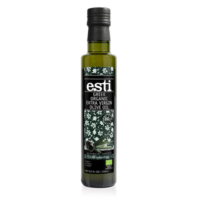 Greek Organic Extra Virgin Olive Oil 250ml Glass Bottle