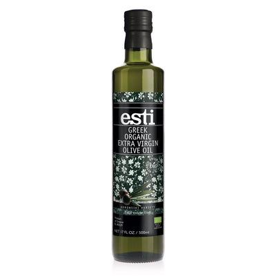 Greek Organic Extra Virgin Olive Oil 500ml Glass Bottle