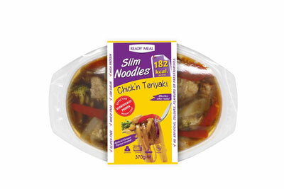 Slim Noodles Teriyaki High Protein 370g Chilled Ready Meals