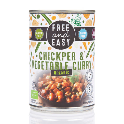 Organic Chick Pea & Vegetable Curry 400g