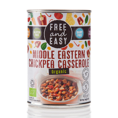 Organic Middle Eastern Chick Pea  Casserole 400g