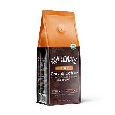 Four sigma lions mane Ground coffee bag