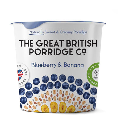 Blueberry & Banana Porridge pot 60g