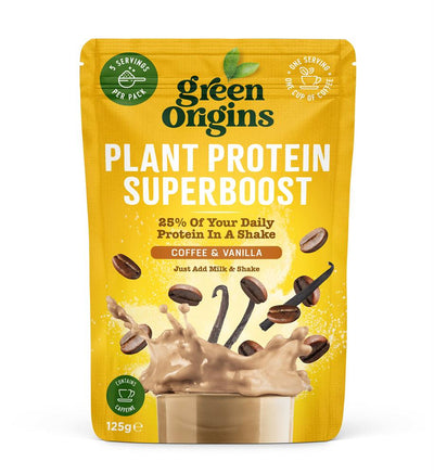 Coffee & Vanilla Plant Protein Superboost 125g