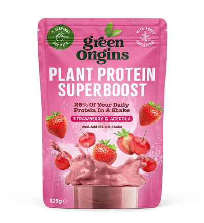 Strawberry & Acerola Plant Protein Superboost 125g