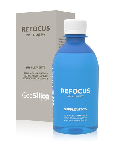Refocus Silica, Iron and Vitamin D3 for Mind & Energy 300ml