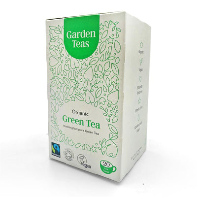Organic Fairtrade Green Tea 20 Plastic Free Envelopes