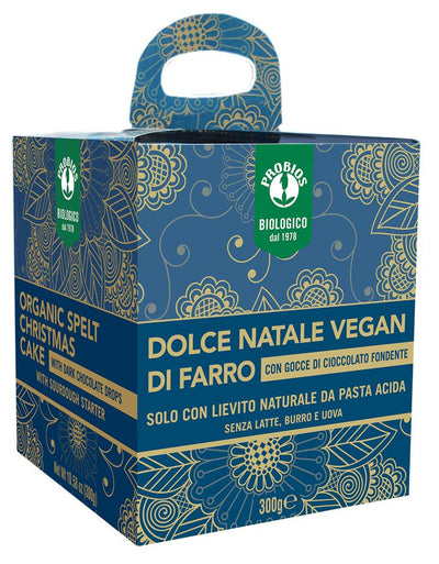 Organic Vegan Panettone with Spelt and Chocolate Drops 500g