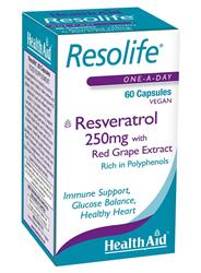 Resolife (Resveratrol 250mg) Capsules 60&
