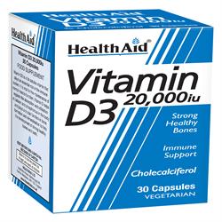 Vitamin D3 20000iu - 30 Vegicaps