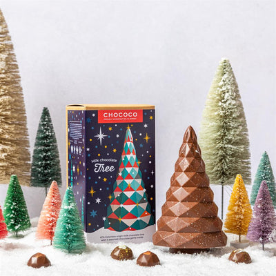 47% Colombia Milk Chocolate Christmas Tree with Gems 200g