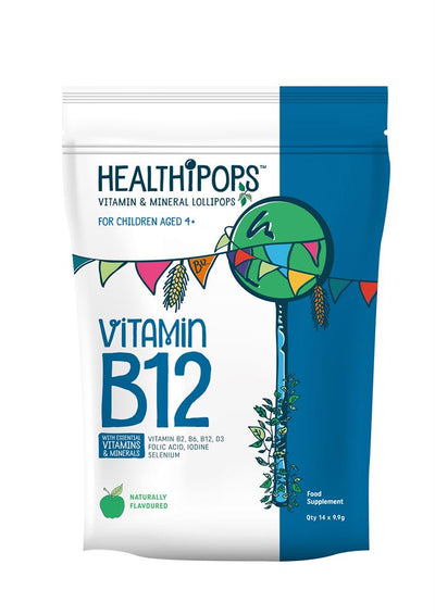 Healthipops Vitamin & Mineral lollipops. Vitamin B12
