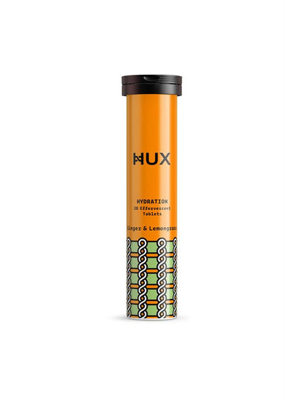 HUX hydration supports optimum hydration and muscle function.