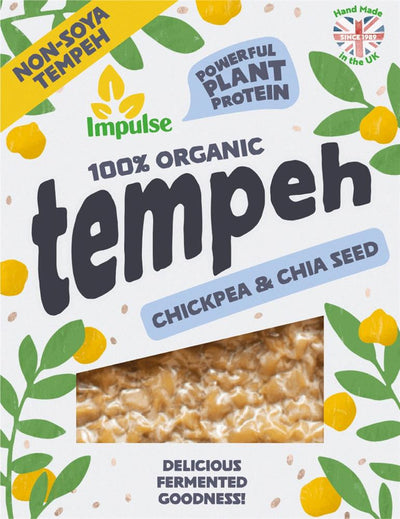 Impulse Organic Chickpea and Chia Seed Tempeh 200g