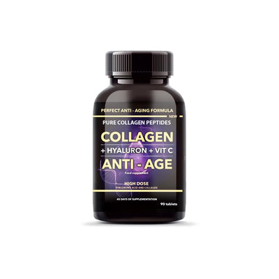Collagen + Hyaluron + Vit C Anti-Age 90 tabs