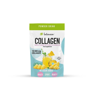 Pineapple-Flavoured Collagen Sachet with Vitamin C and Hyaluronic Acid