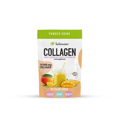 Mango-Flavoured Collagen Sachet With Vitamin C and Hyaluronic Acid