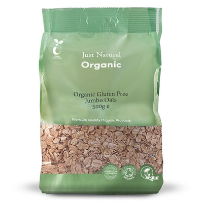 Organic Gluten Free Jumbo Oats 500g