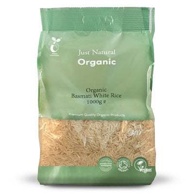 Organic Basmati White Rice 1000g