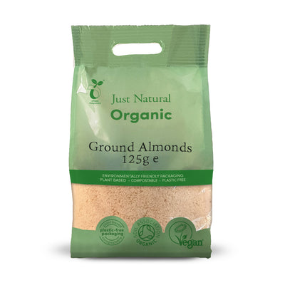 Organic Almonds Ground 125g
