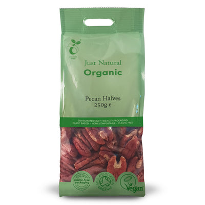 Organic Pecan Halves 250g