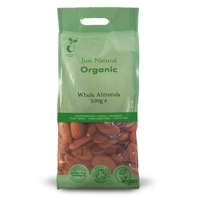 Organic Almonds Whole 500g