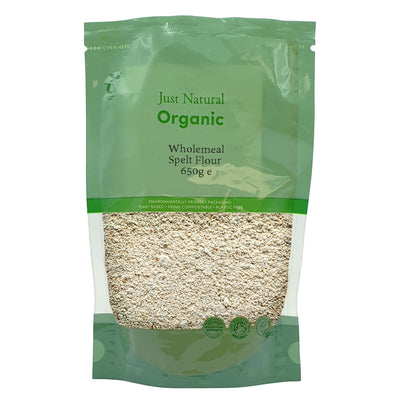 Organic Wholemeal Spelt Flour 650g