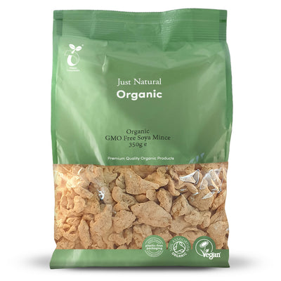 Organic GMO Free Soya Chunks 350g