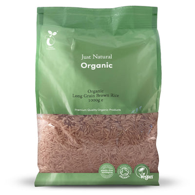 Organic Long Grain Brown Rice 1000g