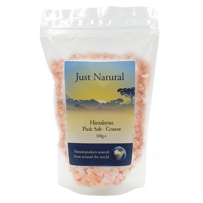 Himalayan Rose Pink Crystal Salt - Coarse 500g