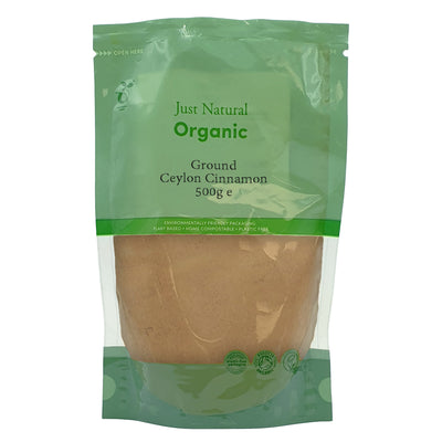 Organic Ground Ceylon Cinnamon 500g